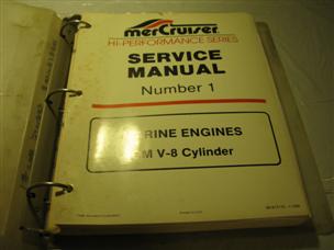 (image for) 1990 90-817110 Mercruiser number 1 service manual High Performance 