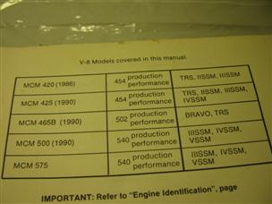 (image for) 1990 90-817110 Mercruiser number 1 service manual High Performance 