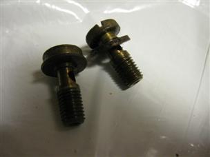 (image for) Fuel hose bolts carburetor 1930s Antique Bendix Eclipse outboard motor