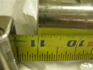 (image for) 1.57 OD pin clevis steel shaft 11 inch length 1.5 oversize 1 1/2"