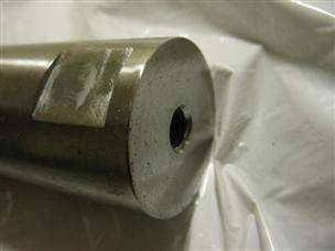 (image for) 1.57 OD pin clevis steel shaft 11 inch length 1.5 oversize 1 1/2"