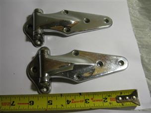 (image for) Chrome forged brass 1960 s Crestliner Norseman Mercruiser 4 cylinder stern drive