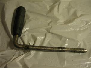 (image for) handle lever 1980s Honda 10 hp outboard motor 