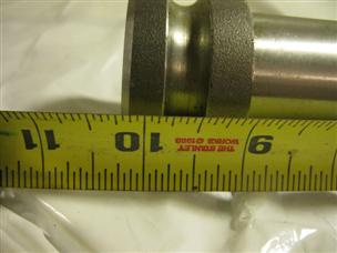 (image for) 1.57 OD pin clevis steel shaft 10 inch length 