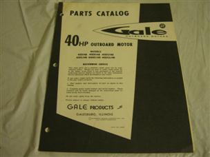 (image for) Gale 40 hp outboard parts catalog