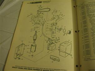 (image for) 1970 johnson outboard accessories parts catalog