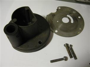 (image for) 376874 302520 Water pump housing 1950s Holiday Bronze Johnson 30 35 hp outboard