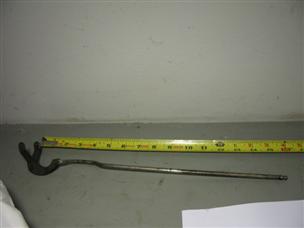 (image for) shift rod shaft fork 1950s green RD-14 Seahorse outboard