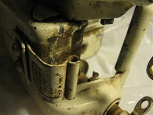 (image for) clamp Sears Elgin 8 hp Mcculloch scott outboard