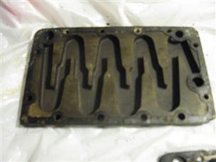 (image for) engine cover 1950s Hiawatha 16 hp outboard green 3945-1881 3945-1861