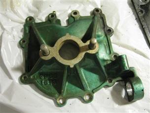 (image for) intake 3965-1873 1950s Hiawatha 16 hp outboard green 3945-1881 3945-1861