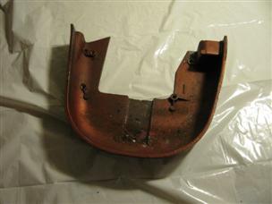 (image for) rear cowl 1950s Johnson 15 hp model FD-10 outboard motor fdl-10 fd-10s