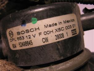 (image for) Bosch heater fan extended cab 3 door pickup 2003 Chevy S10 4 cyl