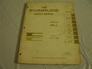 (image for) 1968 Evinrude 100 hp service manual