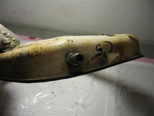 (image for) Old air cooled Eska clinton lower cowl tin outboard