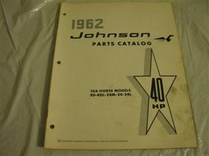 (image for) 1962 johnson rd-24m rd24l outboard parts catalog