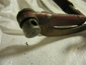 (image for) throttle linkage 1950s Johnson RD-19 outboard motor 30 35 hp