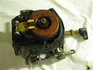 (image for)  carburetor part 1950s Johnson 5.5 hp model CD-12 cd12