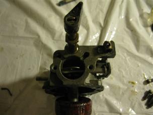 (image for)  carburetor part 1950s Johnson 5.5 hp model CD-12 cd12