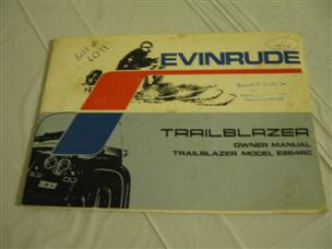 (image for) snowmobile Evinrude trailblazer owners manual