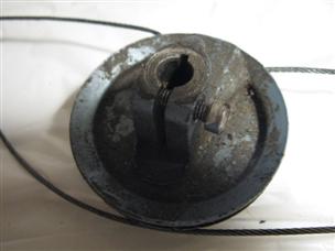 (image for) 1950s throttle pulley gear cable Evinrude Bigtwin 25012 25 hp outboard johnson