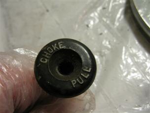 (image for) choke knob 1950s Johnson RD-19 outboard motor 30 35 hp