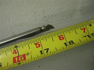 (image for) shift rod fork lever shaft 1950s Evinrude model 15014 outboard