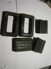 (image for) Antique West Bend 5.5 hp outboard rubber Elgin mounts OLD 2 STROKE outboard