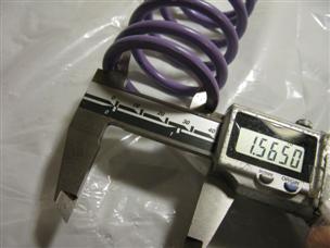 (image for) PURPLE 15-50 lbs 3" inch long 1.95" OD 1.56" ID compression Spring die press