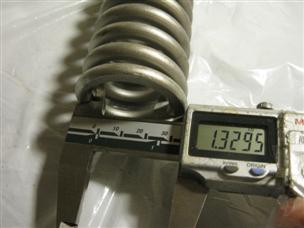 (image for) Stainless steel 5.13 " inch long 1.88" OD 1.32" ID compression Spring die press