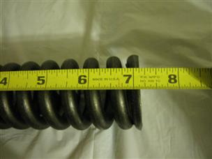 (image for)  1 1/8 rod shaft large industrial Spring die press heavy equipment ground flat