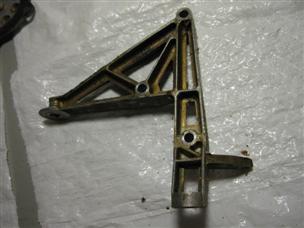 (image for) bracket mount 1950s green Johnson QD-14 outboard