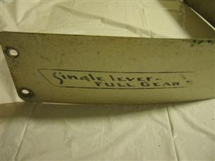 (image for) 1960s white mercury lower cowl outboard motor 