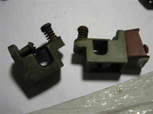 (image for) remote control cable mount s 1950s Johnson RDE-19M outboard rde-19