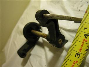 (image for) shaft lever linkage splined Mercury 9.8 hp outboard 