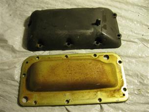 (image for) motor covers Antique green Johnson model QD-14 10 hp outboard