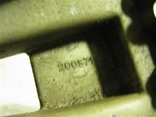 (image for) 200571 casting 1940s antique Sportsman 4412 outboard silver