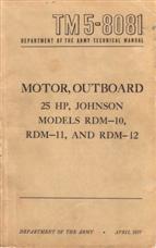 (image for) RDM-10 RDM-11 RDM-12 Johnson outboard manual parts service rd-12 rd-10