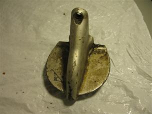 (image for) lower unit housing fin Antique Johnson MS MD outboard