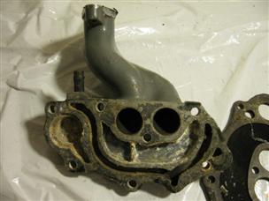 (image for) cover manifold 1980s Honda 10 hp outboard motor 