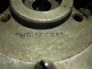 (image for) antique Flywheel MB-16634 outboard MB-1663A