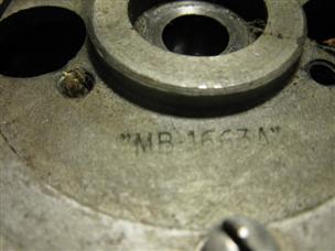 (image for) antique Flywheel MB-16634 outboard MB-1663A