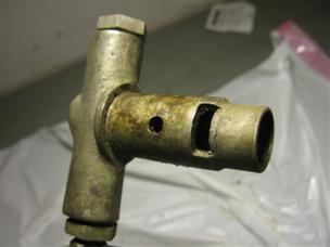 (image for) Antique 1920s cast iron Johnson outboard tube junction