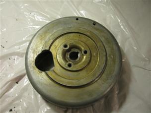 (image for) Flywheel 1950s Evinrude Fleetwin 4447 4434 outboard motor 7.5 hp