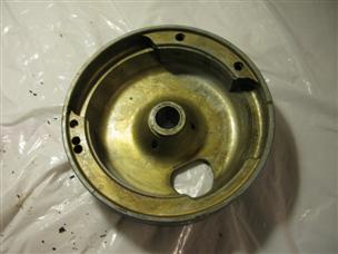 (image for) Flywheel 1950s Evinrude Fleetwin 4447 4434 outboard motor 7.5 hp