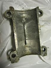 (image for) Antique 1920s cast iron Johnson outboard swivel clamp