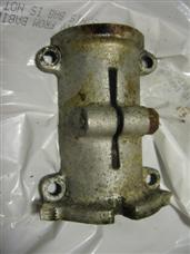 (image for) Antique 1920s cast iron Johnson outboard swivel clamp