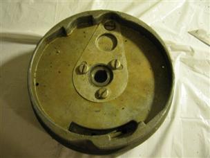 (image for) flywheel 1950s Johnson 5.5 hp model CD-12 cd12