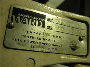 (image for) Clamps Montgomery Ward 15 HP VWB outboard VWB52118C