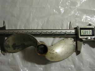 (image for) propeller Antique Evinrude Sportsman outboard motor 